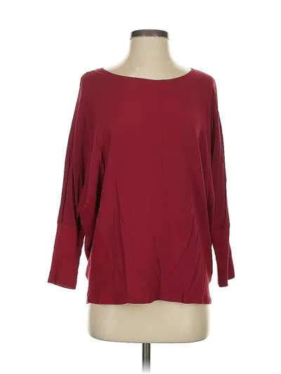 Pre-owned Two By Vince Camuto Pullover Sweater In Burgundy