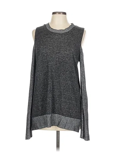 Pre-owned Two By Vince Camuto Pullover Sweater In Gray