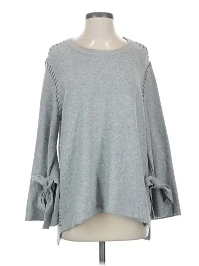 Pre-owned Two By Vince Camuto Pullover Sweater In Gray
