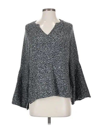 Pre-owned Two By Vince Camuto Pullover Sweater In Gray