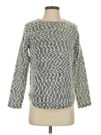 Pre-owned Two By Vince Camuto Pullover Sweater In Gray