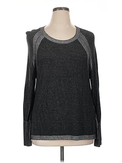 Pre-owned Two By Vince Camuto Pullover Sweater In Gray