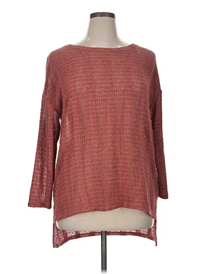 Pre-owned Two By Vince Camuto Pullover Sweater In Red