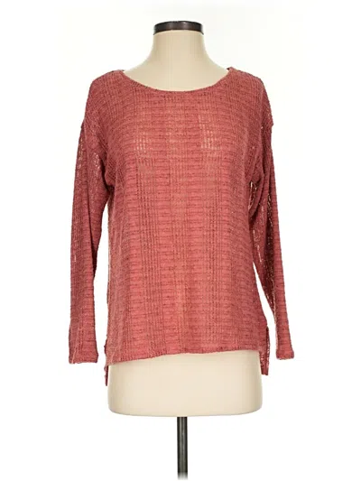 Pre-owned Two By Vince Camuto Pullover Sweater In Red