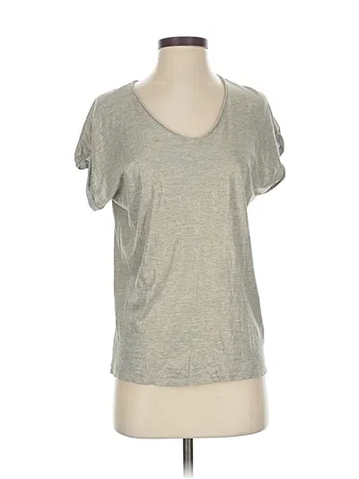 Pre-owned Two By Vince Camuto Short Sleeve T-shirt In Gray