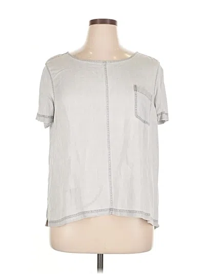 Pre-owned Two By Vince Camuto Short Sleeve T-shirt In Gray