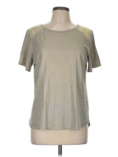 Pre-owned Two By Vince Camuto Short Sleeve T-shirt In Silver