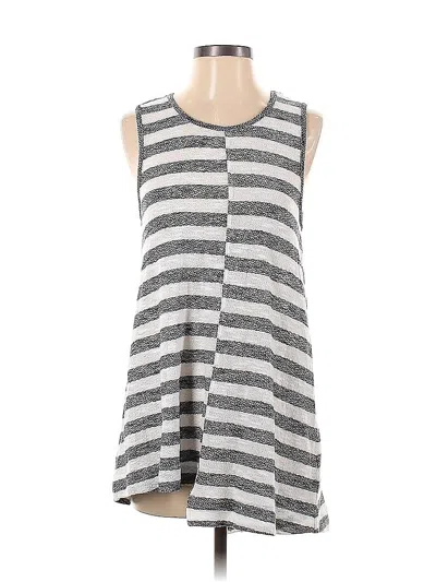 Pre-owned Two By Vince Camuto Sleeveless Top Gray Scoop Neck Tops