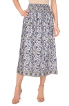 Two By Vince Camuto Smocked Waist Skirt In Denim