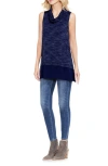 TWO BY VINCE CAMUTO SPACE DYE KNIT TOP