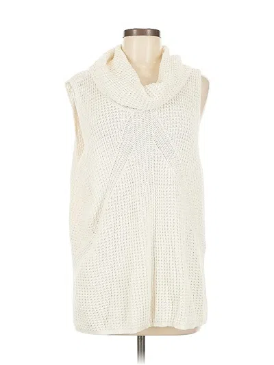 Pre-owned Two By Vince Camuto Sweater Vest In White