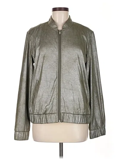 Pre-owned Two By Vince Camuto Track Jacket In Silver