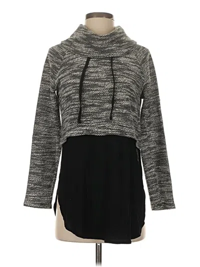 Pre-owned Two By Vince Camuto Turtleneck Sweater In Gray