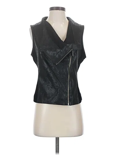 Pre-owned Two By Vince Camuto Vest In Black