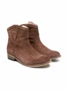 Two Con Me By Pépé Slip-on Ankle Boots In Brown