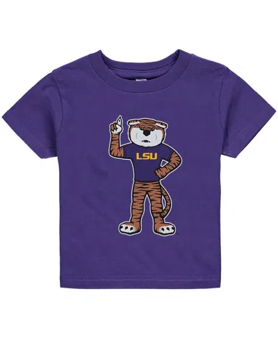 Two Feet Ahead Babies' Boys And Girls Infant Purple Lsu Tigers Big Logo T-shirt