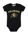 Two Feet Ahead Infant Boys And Girls Black Colorado Buffaloes Arch & Logo Bodysuit In Black