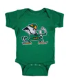 Two Feet Ahead Infant Boys And Girls Kelly Green Notre Dame Fighting Irish Big Logo Bodysuit In Kelly Green