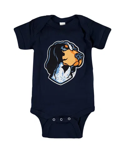 Two Feet Ahead Babies' Infant Boys And Girls Navy Tennessee Volunteers Big Logo Bodysuit