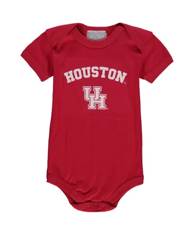 Two Feet Ahead Babies' Infant Boys And Girls Red Houston Cougars Arch And Logo Bodysuit