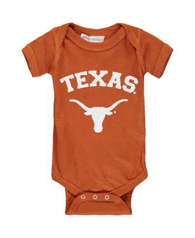 Two Feet Ahead Babies' Infant Boys And Girls Texas Orange Texas Longhorns Arch And Logo Bodysuit