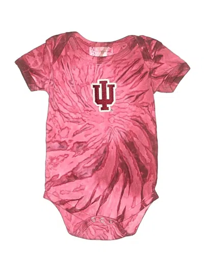 Pre-owned Two Feet Ahead Kids' Short Sleeve Onesie In Pink