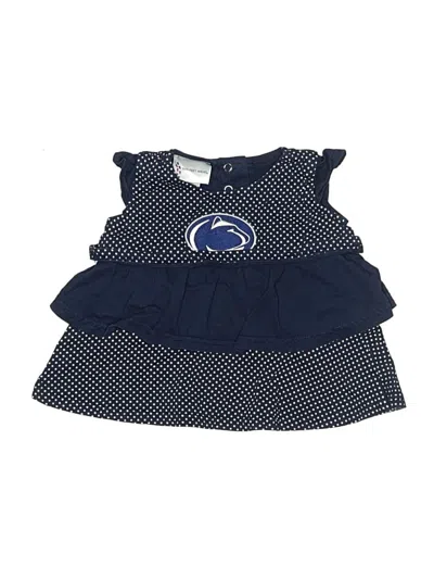 Pre-owned Two Feet Ahead Babies' Sleeveless Top Blue Ruffles Neckline Tops