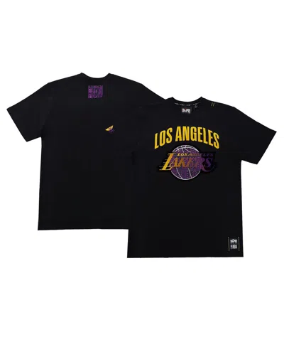 Two Hype Men's And Women's Nba X  Black Los Angeles Lakers Culture & Hoops T-shirt