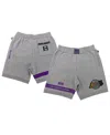TWO HYPE MEN'S AND WOMEN'S NBA X TWO HYPE HEATHER GRAY LOS ANGELES LAKERS CULTURE AND HOOPS PREMIUM CLASSIC F