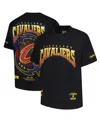 Two Hype Black Cleveland Cavaliers Drip & Dime Collection Premium T-shirt In Black