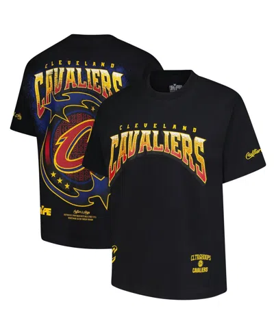 Two Hype Men's Black Cleveland Cavaliers Drip Dime Collection Premium T-shirt