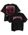 Two Hype Men's Black Houston Rockets Drip Dime Collection Premium T-shirt