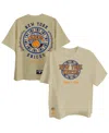 Two Hype Men's Khaki New York Knicks Worldwide Collection Premium T-shirt