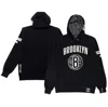 Two Hype Men's And Women's Nba X  Black Brooklyn Nets Culture & Hoops Heavyweight Pullover Hoodie In Black