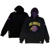 TWO HYPE UNISEX NBA X TWO HYPE  BLACK LOS ANGELES LAKERS CULTURE & HOOPS HEAVYWEIGHT PULLOVER HOODIE
