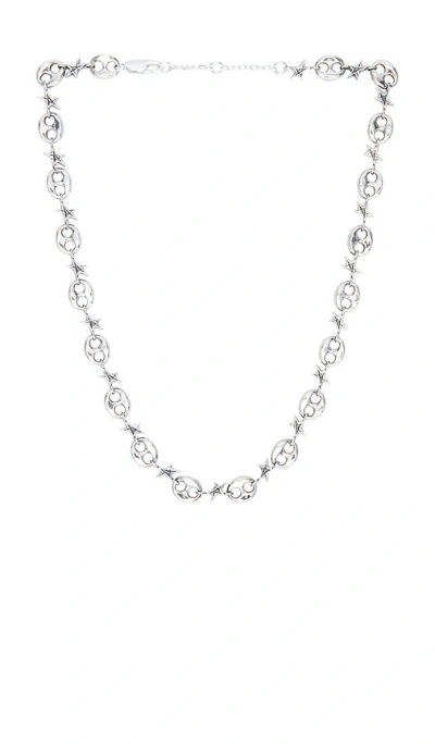 Two Jeys Calabrote Stars Xl Necklace In Silver