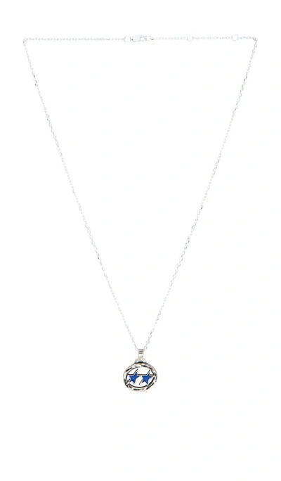 Two Jeys Color Core Necklace In Silver