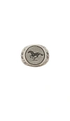Two Jeys Galloping Signet Ring In Silver