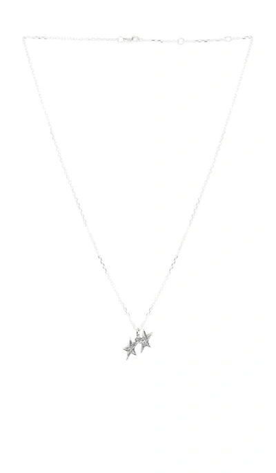 Two Jeys Signature Stars Necklace In Silver