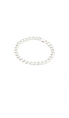 Two Jeys Unstoned Cuban Bracelet In Silver
