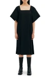 Two Lines By Marcella Lagos Midi Dress In Black