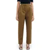 Two Lines By Marcella Lyon High Waist Faux Leather Straight Leg Pants In Taupe