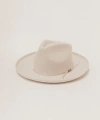 Two Roads Hat Co. Clarksdale Teardrop Crown Fedora In Ivory