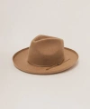 Two Roads Hat Co. Clarksdale Teardrop Crown Fedora In Tan