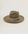 Two Roads Hat Co. Delmar Distressed Felt Fedora In Olive
