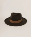 Two Roads Hat Co. Echo Park Fedora Hat In Dark Earth
