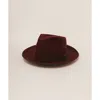 Two Roads Hat Co. Waterloo Fedora In Maroon