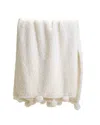 Two's Company Soft & Cozy Sherpa Throw Blanket In White