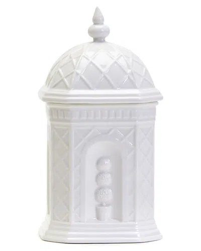 Two's Company Gazebo Scented Candle In White