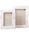 Two's Company Set Of 2 Mother Of Pearl Frames